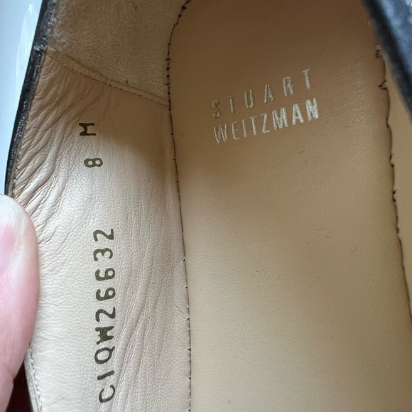 Stuart Weitzman Rockon Espadrilles Womens Designer Shoes Studded Size 8m Black - Picture 10 of 10